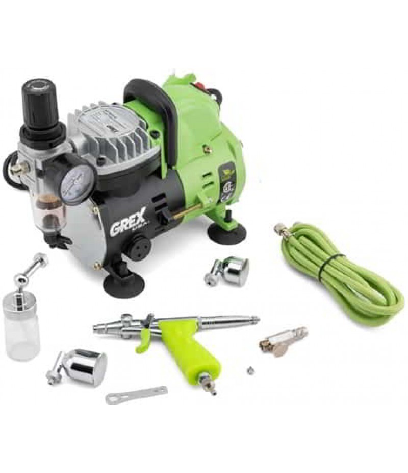 Grex Airbrush Tritium.TS & AC1810-A Compressor Combo Kit