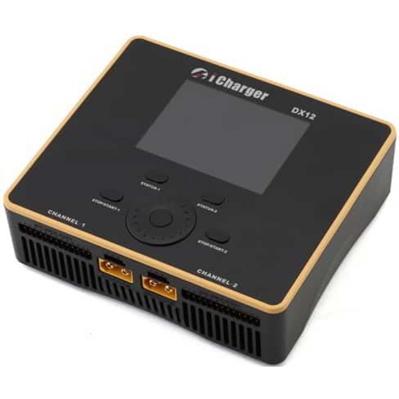 Junsi iCharger DX12 Dual LiPo/Life/NiMH/NiCD DC Battery Charger (12S/50A/1200W)