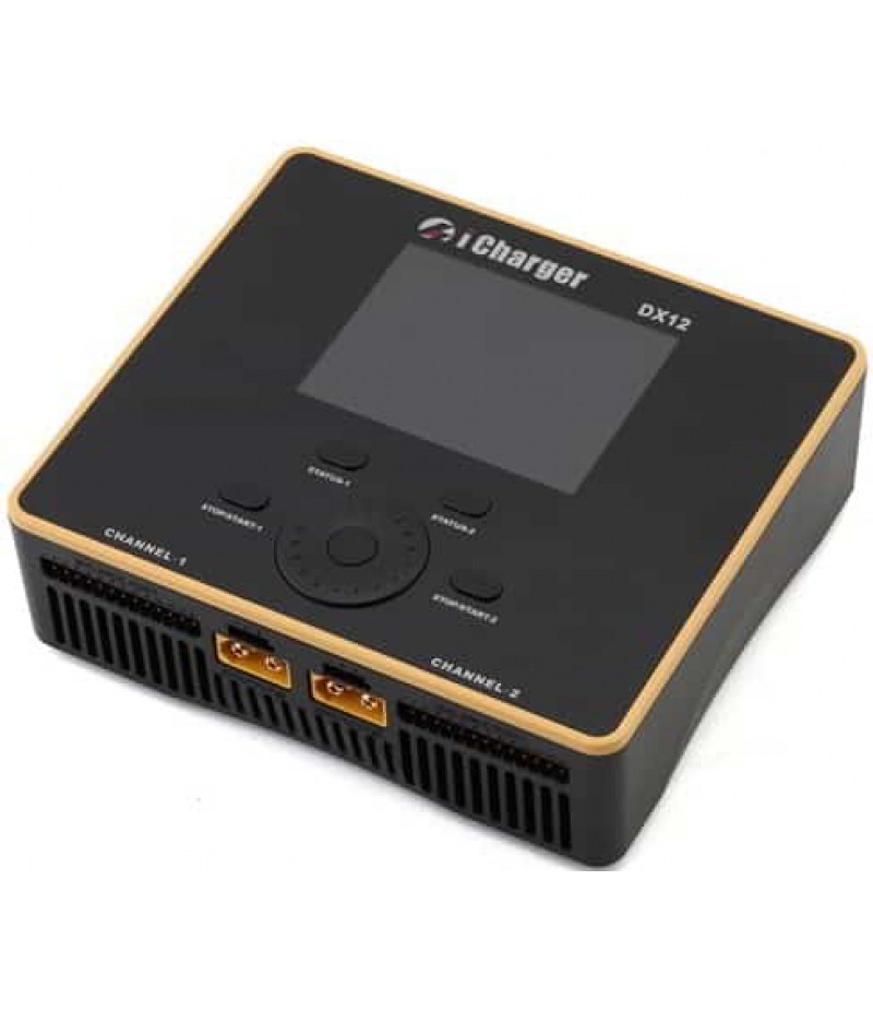 Junsi iCharger DX12 Dual LiPo/Life/NiMH/NiCD DC Battery Charger (12S/50A/1200W)