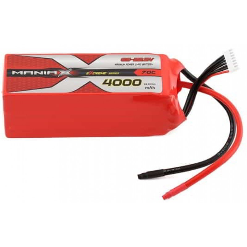 ManiaX 6S 70C LiPo Battery Pack (22.2V/4000mAh)