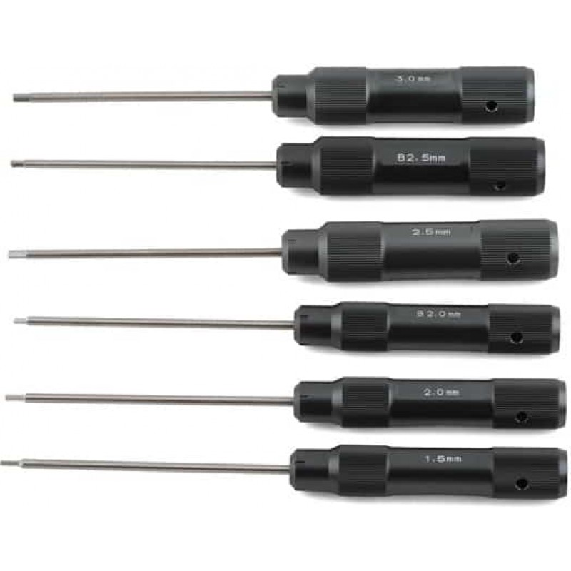 Mugen Seiki Prospec Allen Wrench Set (Black) (6)