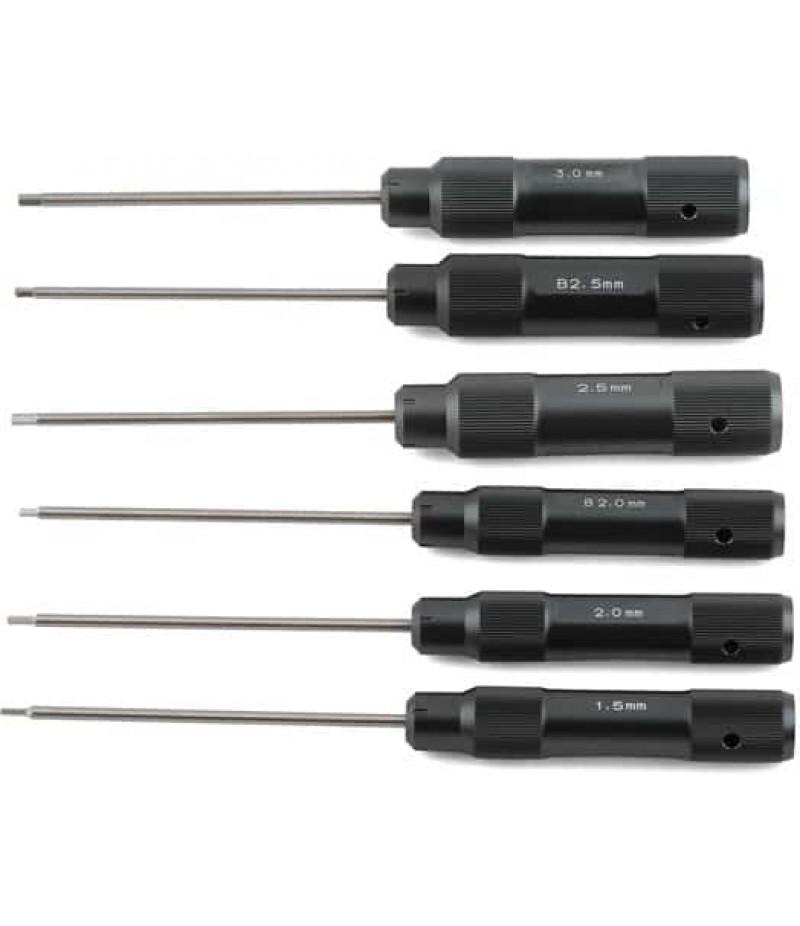 Mugen Seiki Prospec Allen Wrench Set (Black) (6)