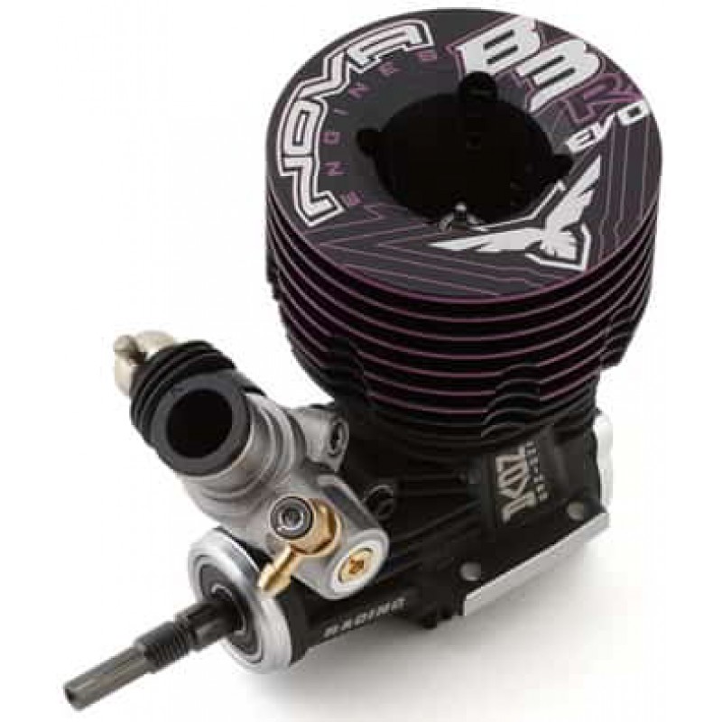 Nova Engines B3R EVO .21 3-Port Off-Road Nitro Engine (DLC Shaft) (Steel Bearing)