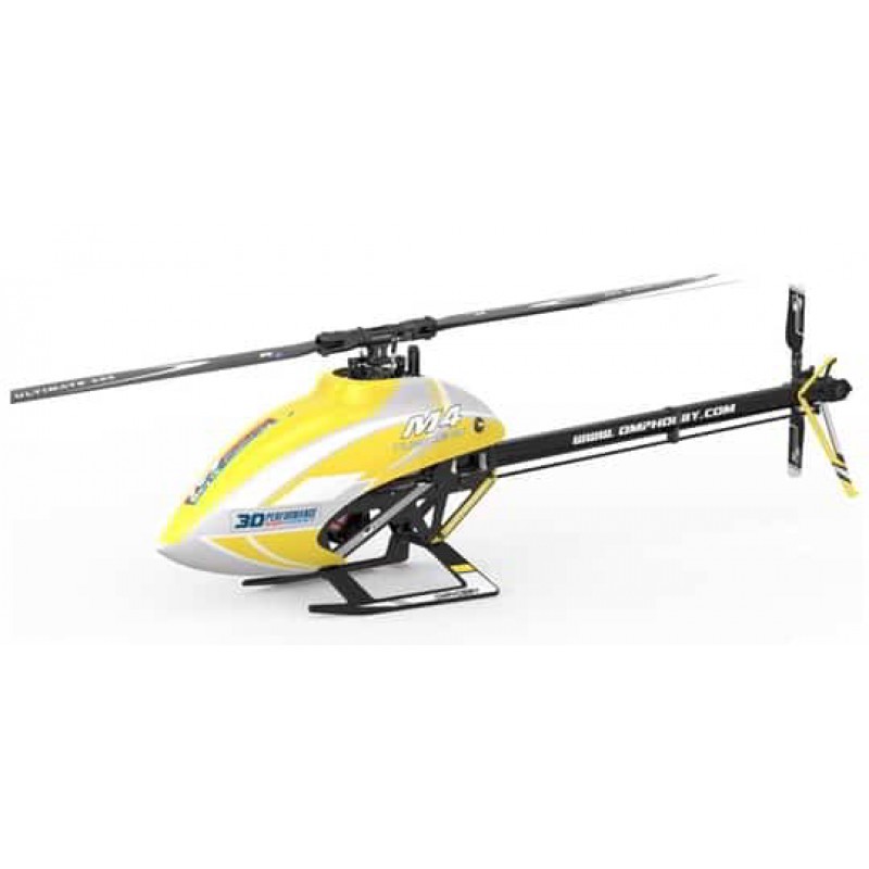 OMPHobby M4 Electric 380 Helicopter Kit (Yellow) w/Motor