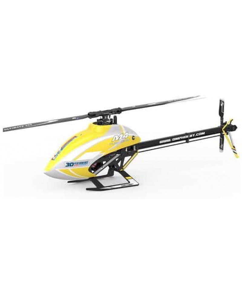 OMPHobby M4 Electric 380 Helicopter Kit (Yellow) w/Motor