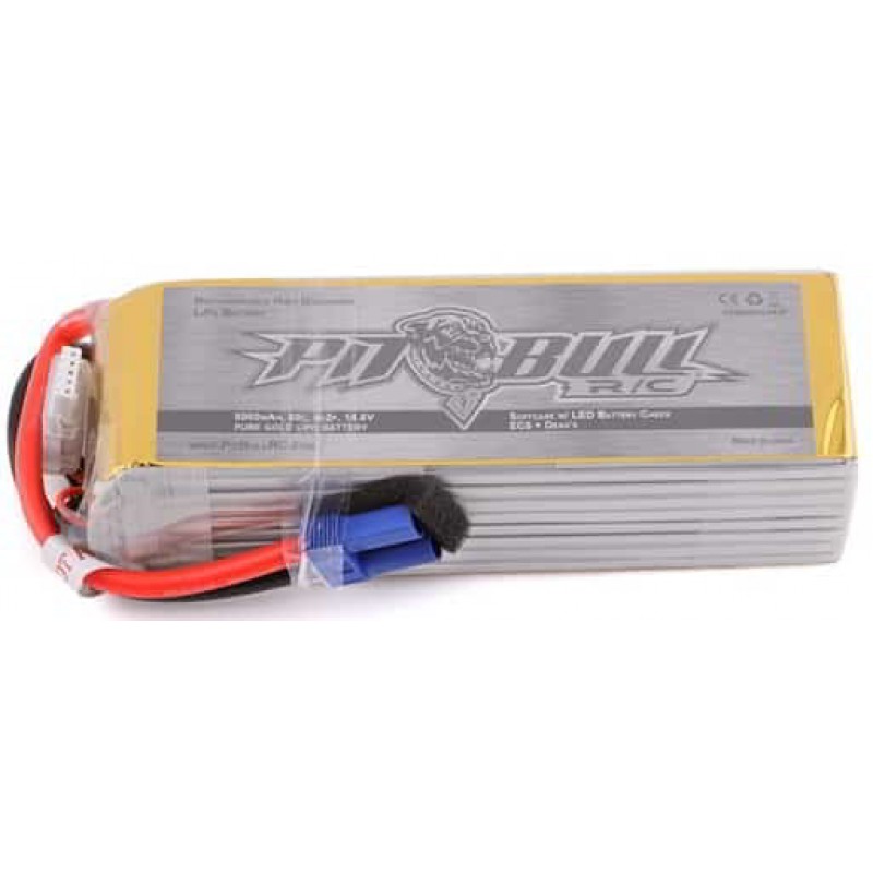 Pit Bull Tires Pure Gold 4S 80C Softcase LiPo Battery (14.8V/8000mAh) w/Battery Life Indicator & EC5 Connector