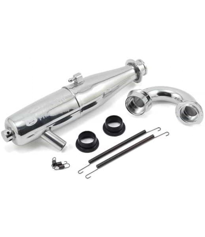 ProTek RC 2090 Tuned Exhaust Pipe w/75mm Manifold (Welded Nipple)