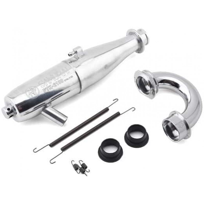 ProTek RC 2100 Tuned Exhaust Pipe w/85mm Manifold (Welded Nipple) (EFRA2155)