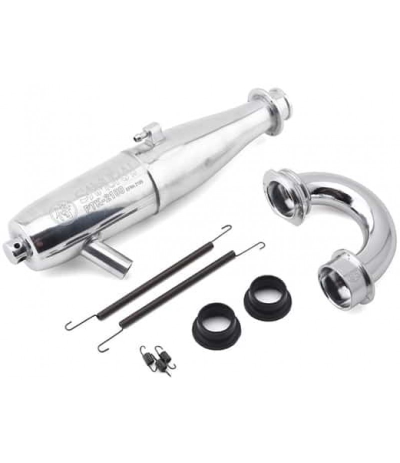 ProTek RC 2100 Tuned Exhaust Pipe w/85mm Manifold (Welded Nipple) (EFRA2155)