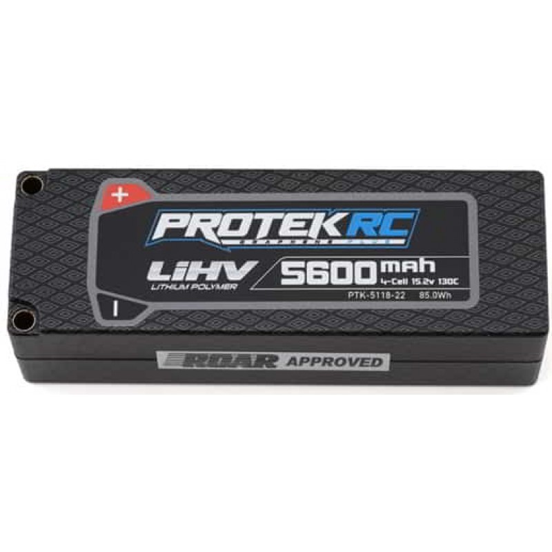 ProTek RC 4S 130C Low IR Silicon Graphene HV LCG LiPo Battery (15.2V/5600mAh) w/5mm Connector (ROAR Approved)