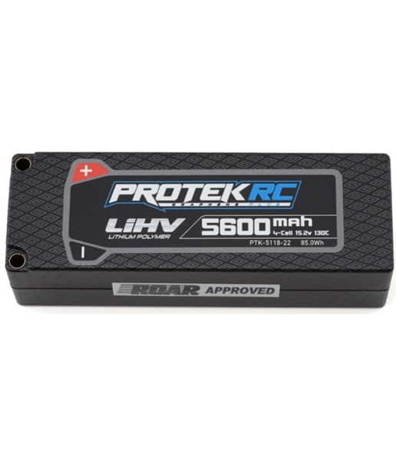 ProTek RC 4S 130C Low IR Silicon Graphene HV LCG LiPo Battery (15.2V/5600mAh) w/5mm Connector (ROAR Approved)