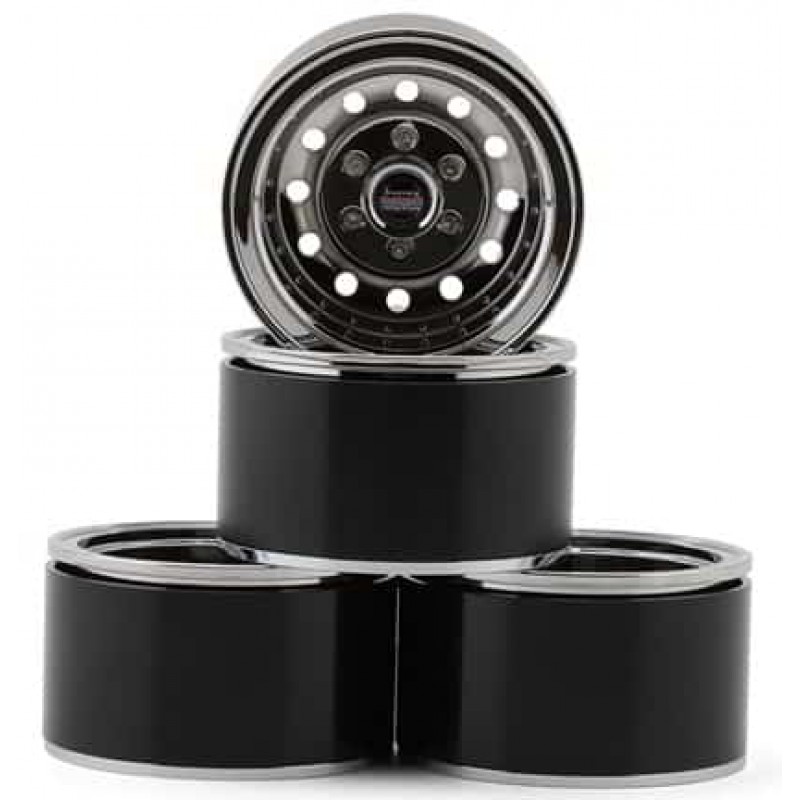 RC4WD American Racing 1.9" Outlaw II Deep Dish Beadlock Wheels (Chrome) (4)