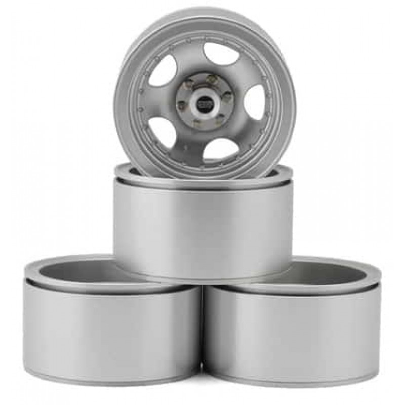 RC4WD American Racing AR23 2.2" Beadlock Wheels (Silver) (4)