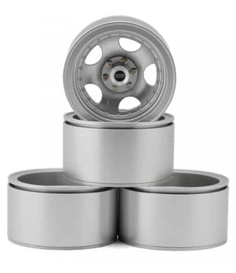 RC4WD American Racing AR23 2.2" Beadlock Wheels (Silver) (4)