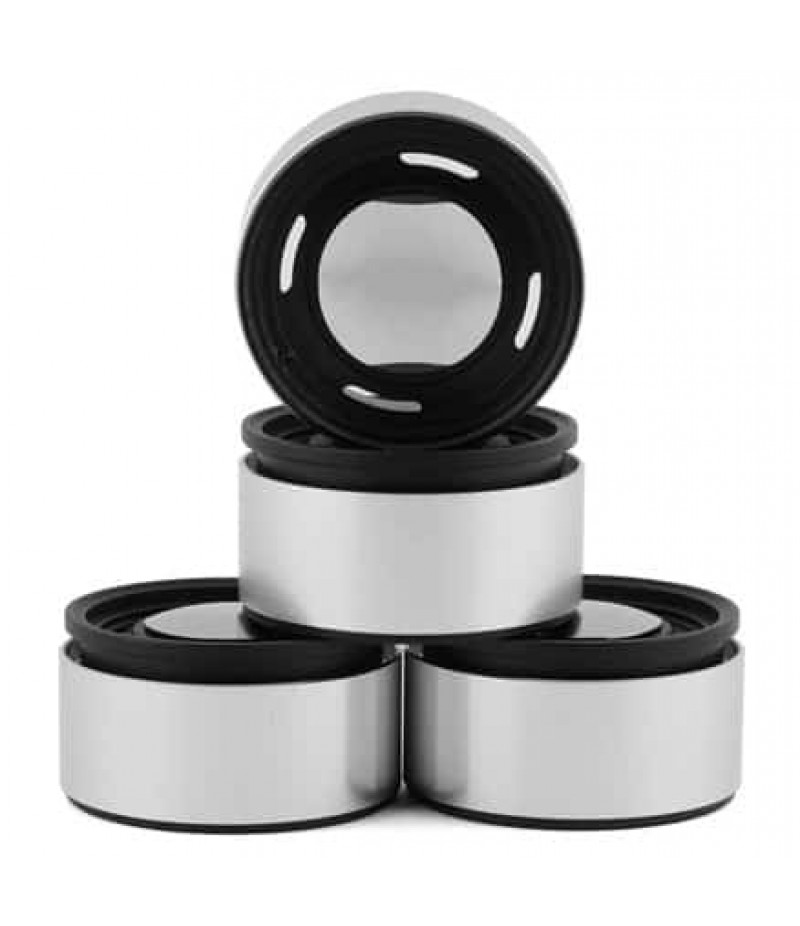 RC4WD Analog 1.9'' Aluminum CAP Wheels (Black)