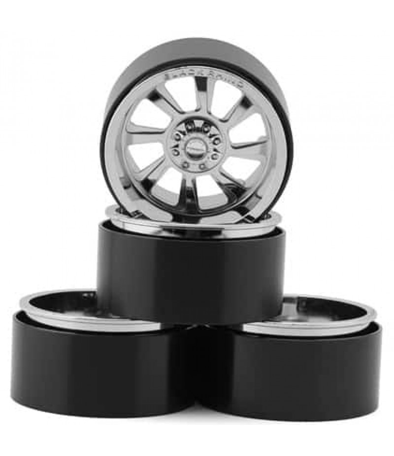 RC4WD Black Rhino 2.6" Blaster Forged Deep Dish Wheel Set (Chrome) (4) w/12mm Hex