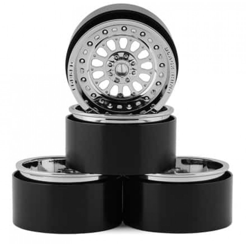 RC4WD Black Rhino 2.6" Centurion Forged Aluminum Wheels (Silver) (2) w/12mm Hex