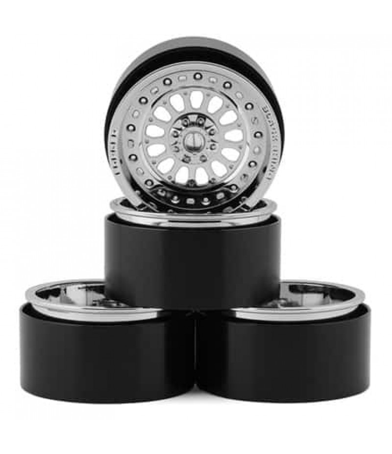 RC4WD Black Rhino 2.6" Centurion Forged Aluminum Wheels (Silver) (2) w/12mm Hex