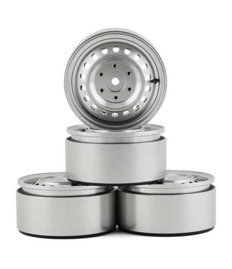 RC4WD CChand Rad 1.9" Aluminum Internal Beadlock Wheels (Silver) (4)