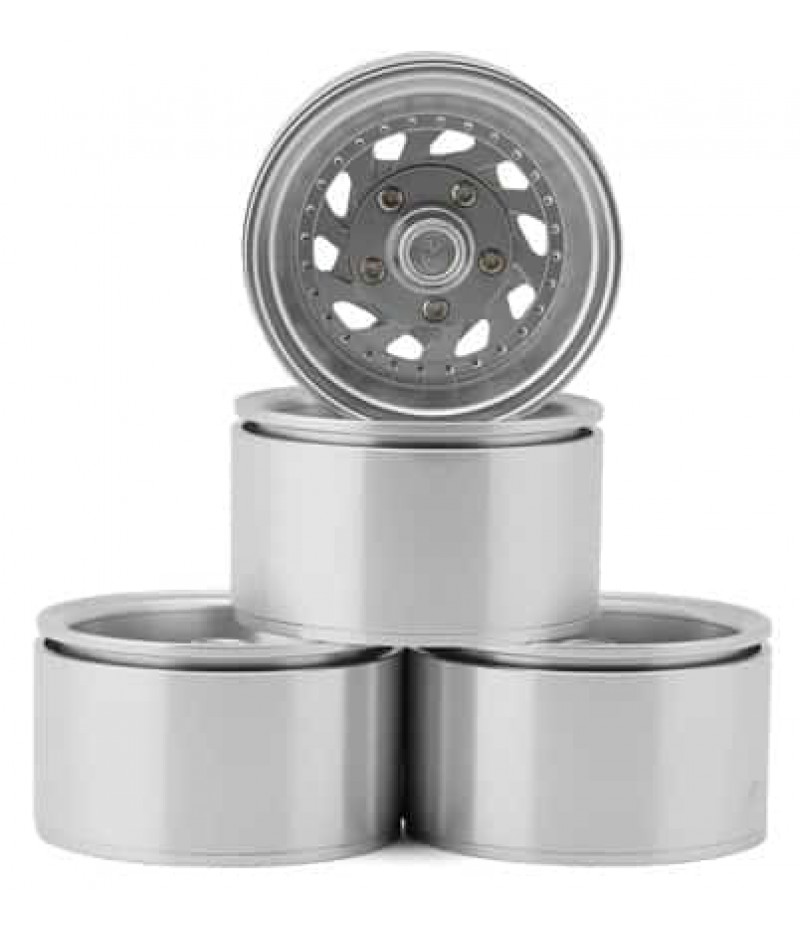 RC4WD Centerline Warrior Deep Dish 1.9" Wheels (Silver) (4)