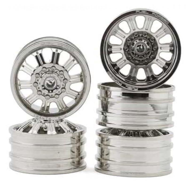 RC4WD Fuel Off-Road 1.9" FF60 Dually Wheels (Silver) (4) (Front & Rear)