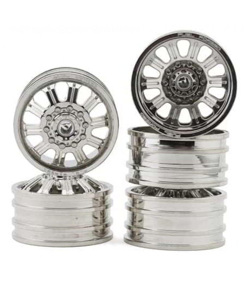 RC4WD Fuel Off-Road 1.9" FF60 Dually Wheels (Silver) (4) (Front & Rear)