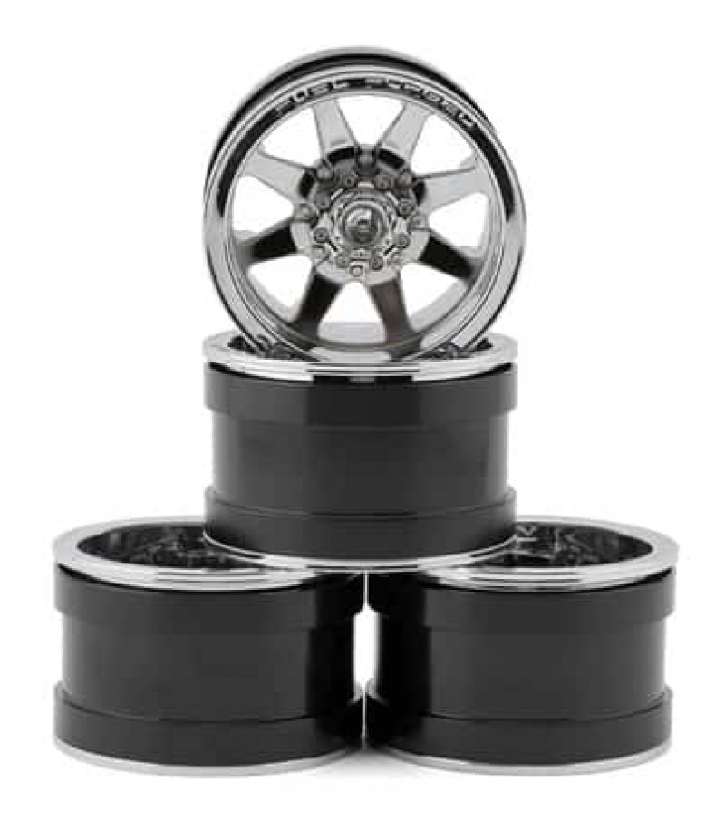 RC4WD Fuel Off-Road 2.2" FFC116 Ventura 1/10 Beadlock Wheels (Chrome) (4)