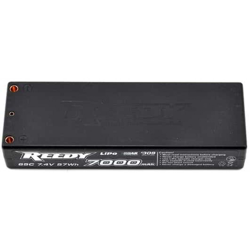 Reedy 2S Hard Case LiPo Battery Pack 65C w/4mm Bullets (7.4V/7000mAh)