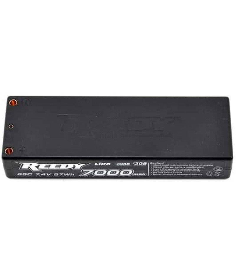 Reedy 2S Hard Case LiPo Battery Pack 65C w/4mm Bullets (7.4V/7000mAh)