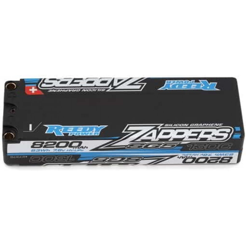 Reedy Zappers HV SG5 2S 130C LiPo Battery (7.6V/8200mAh) w/5mm Bullets