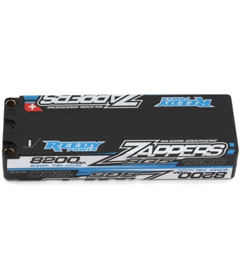 Reedy Zappers HV SG5 2S 130C LiPo Battery (7.6V/8200mAh) w/5mm Bullets