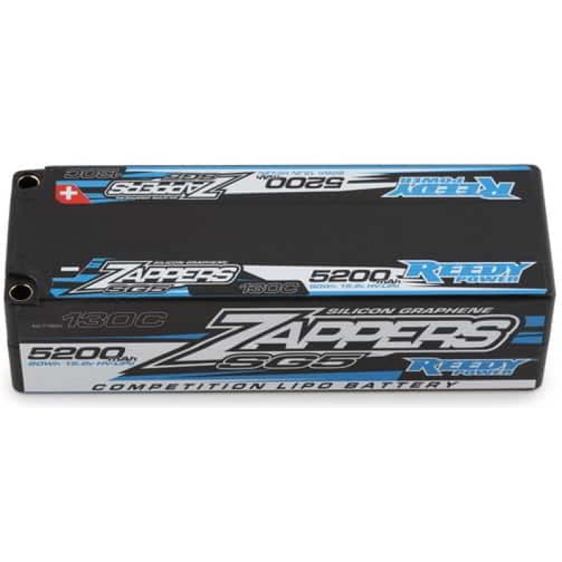 Reedy Zappers HV SG5 Low Profile 130C LiPo Battery (15.2V/5200mAh) w/5mm Bullets