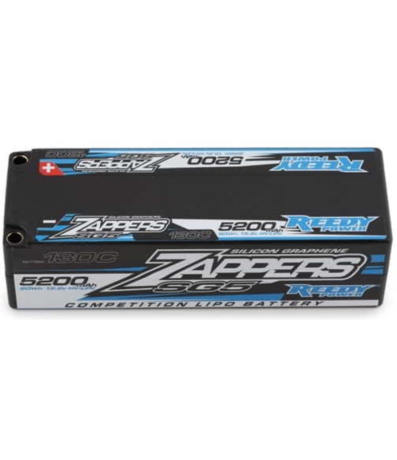 Reedy Zappers HV SG5 Low Profile 130C LiPo Battery (15.2V/5200mAh) w/5mm Bullets