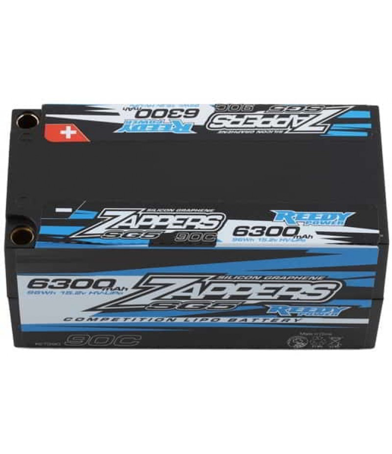 Reedy Zappers HV SG5 Shorty 90C LiPo Battery (15.2V/6300mAh) w/5mm Bullets