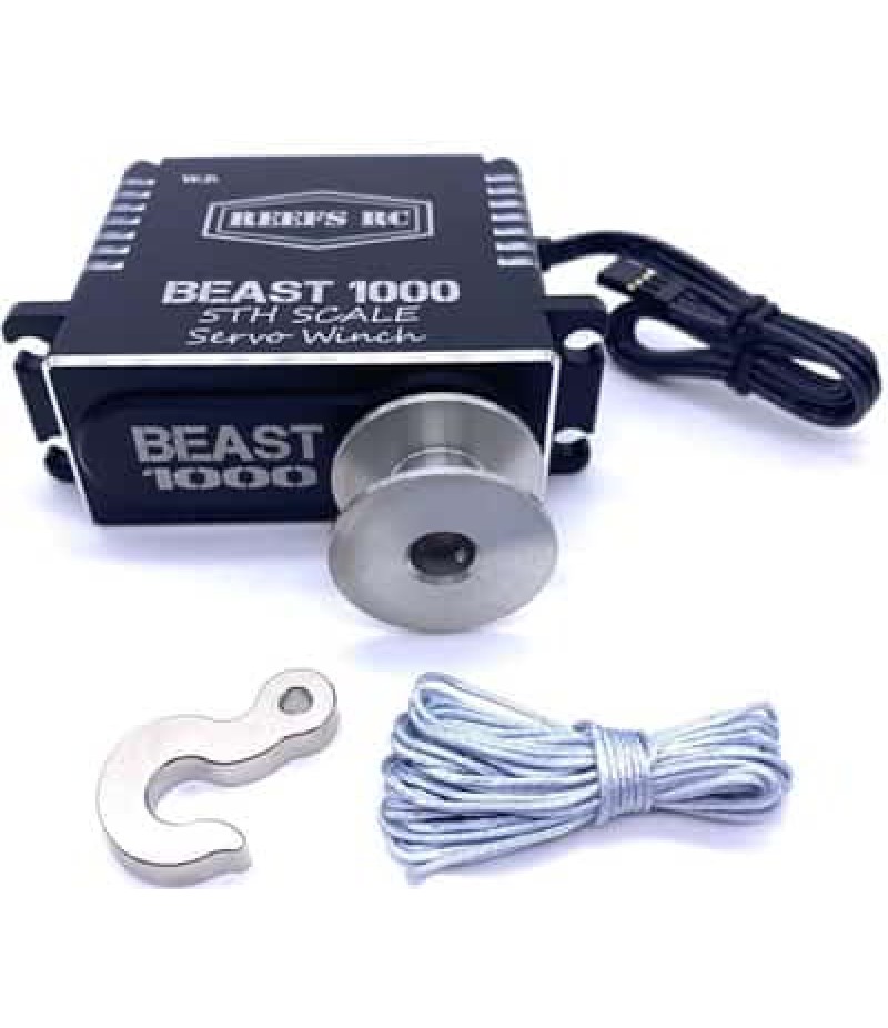 Reefs RC Beast 1000 1/5 Servo Winch w/Winch Spool Kit