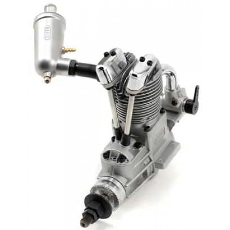 Saito Engines 100 FA-AAC Four Stroke Glow Engine w/Muffler: QQ