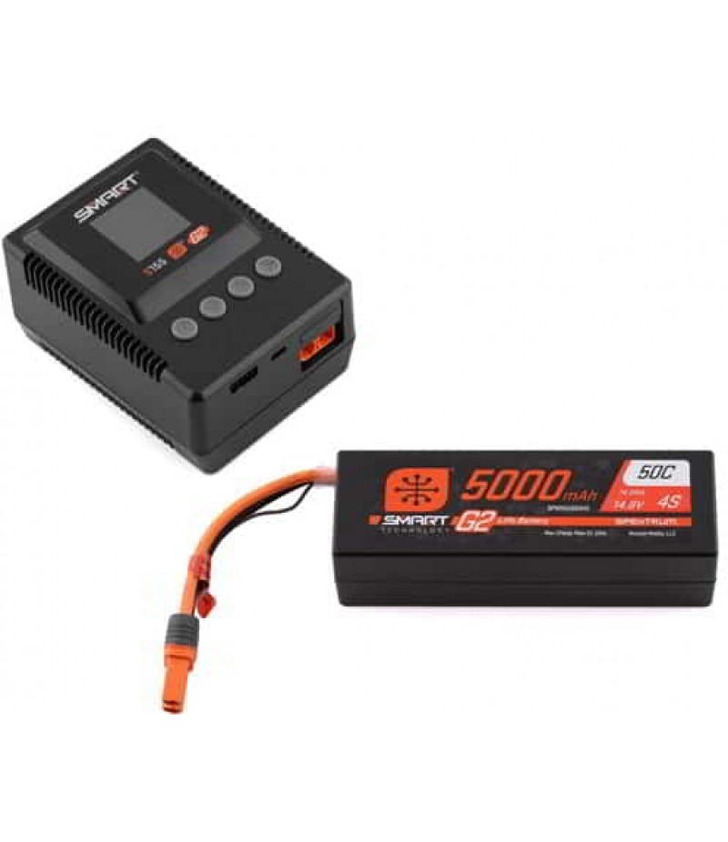 Spektrum RC Smart G2 PowerStage 4S Bundle w/4S Smart LiPo Battery (5000mAh)