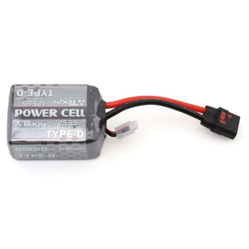 Tekin Titanium Power Cell 2S LiPo Drag Race Battery 250C (7.4V/12555mAh) w/QS8 Connector