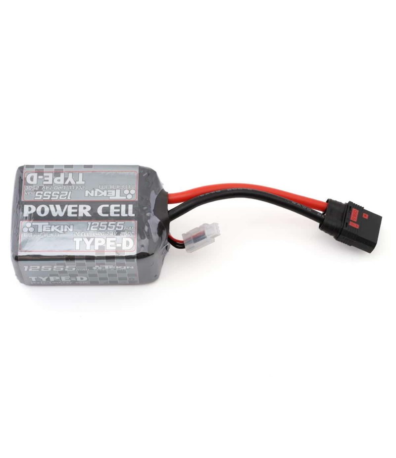 Tekin Titanium Power Cell 2S LiPo Drag Race Battery 250C (7.4V/12555mAh) w/QS8 Connector