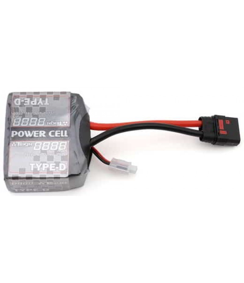 Tekin Titanium Power Cell 2S LiPo Drag Race Battery 250C (7.4V/8888mAh) w/QS8 Connector