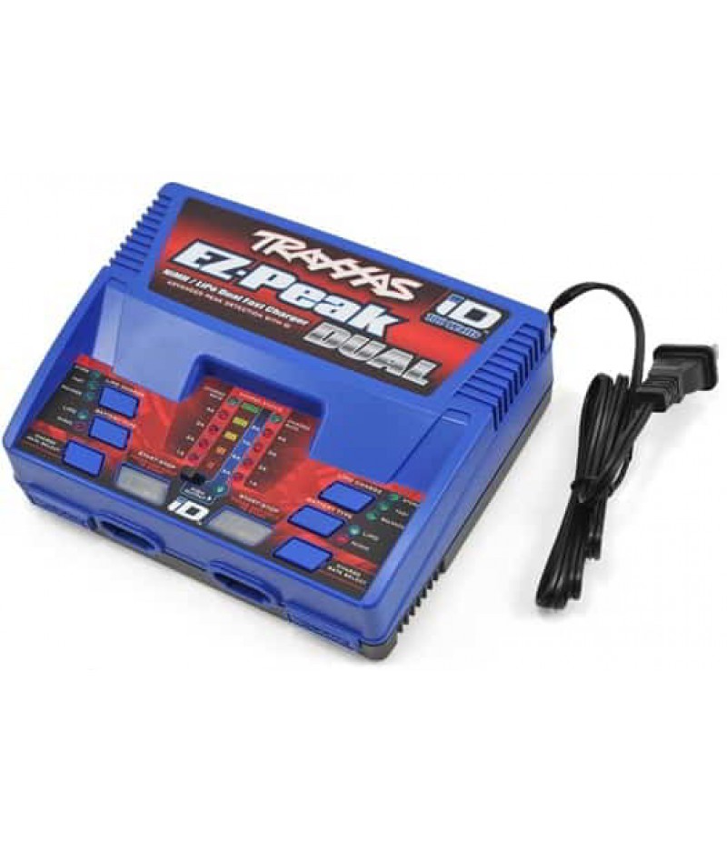 Traxxas EZ Peak Dual 8amp Charger iD Auto Battery Identification TRA2972