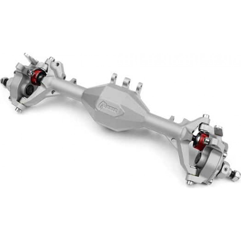 Vanquish Products Currie Portal F9 SCX10 II Front Axle Kit (Silver)