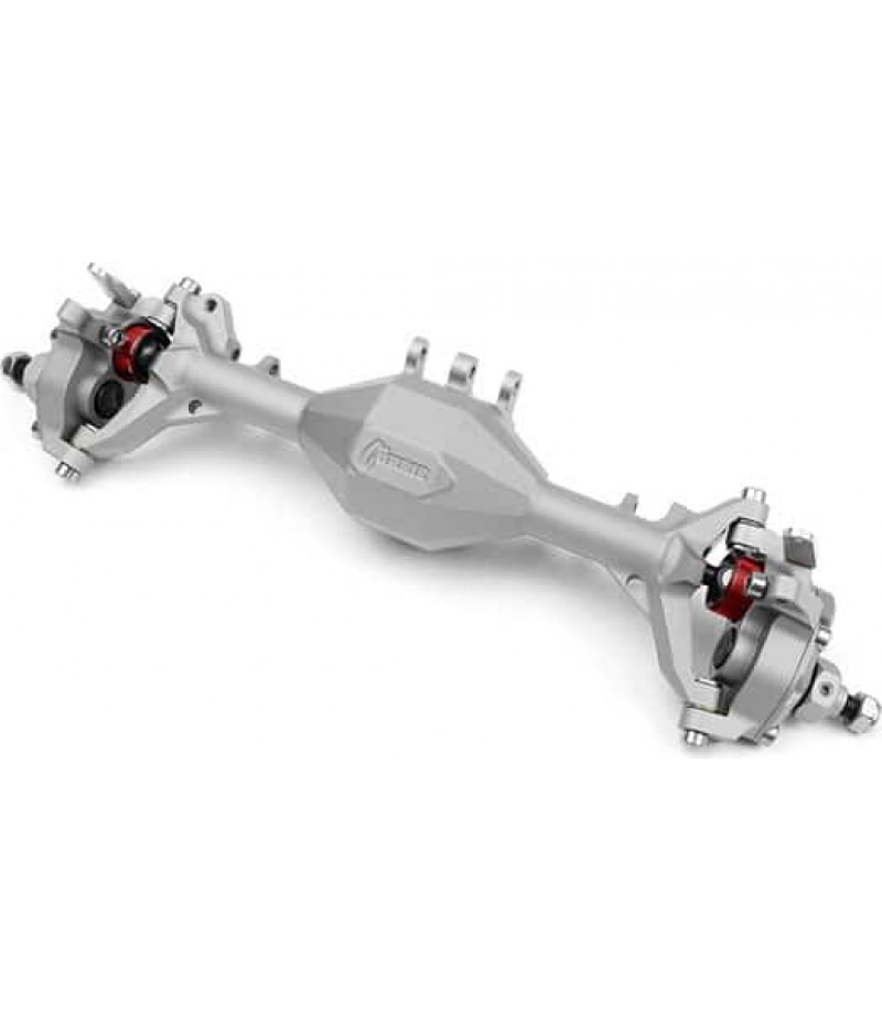 Vanquish Products Currie Portal F9 SCX10 II Front Axle Kit (Silver)