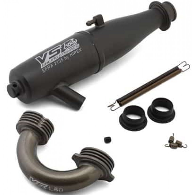 VS Racing EFRA 2135 Tuned Pipe & L50 Off Road Manifold Combo (Hard Anodized)