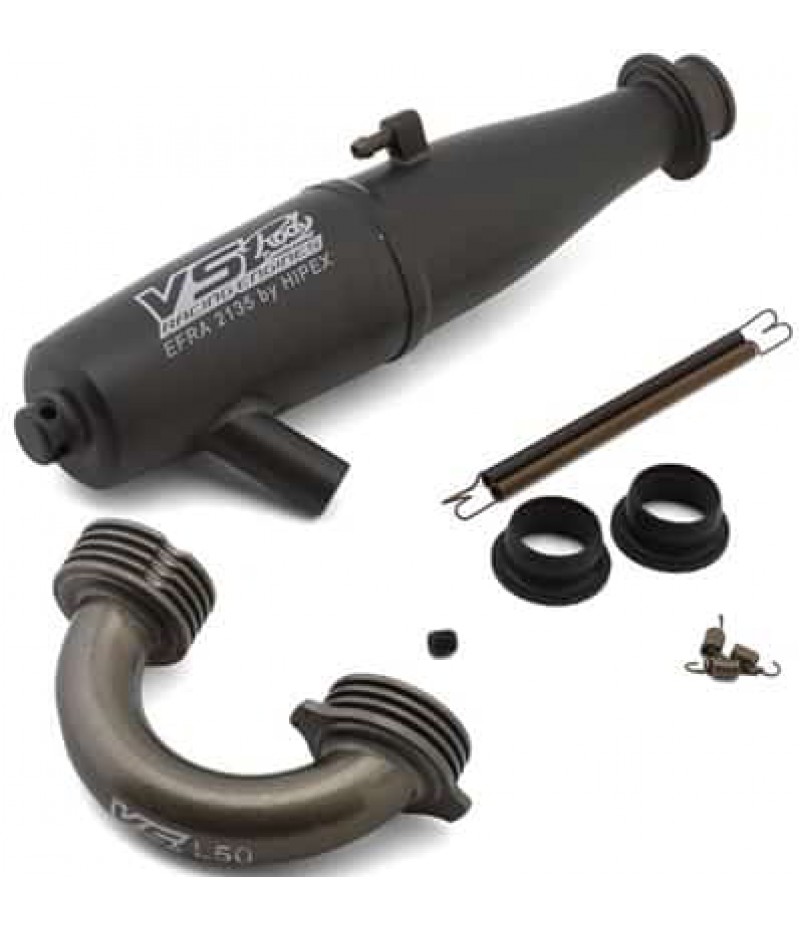 VS Racing EFRA 2135 Tuned Pipe & L50 Off Road Manifold Combo (Hard Anodized)