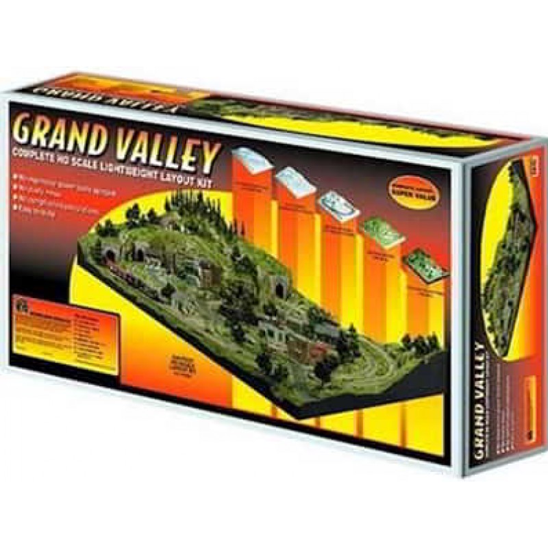 Woodland Scenics HO Grand Valley Layout Kit