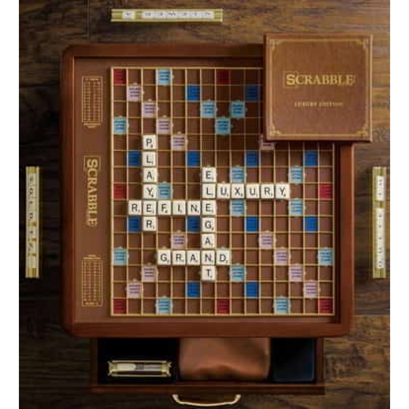 WS Games Company Scrabble Luxury Edition Board Game