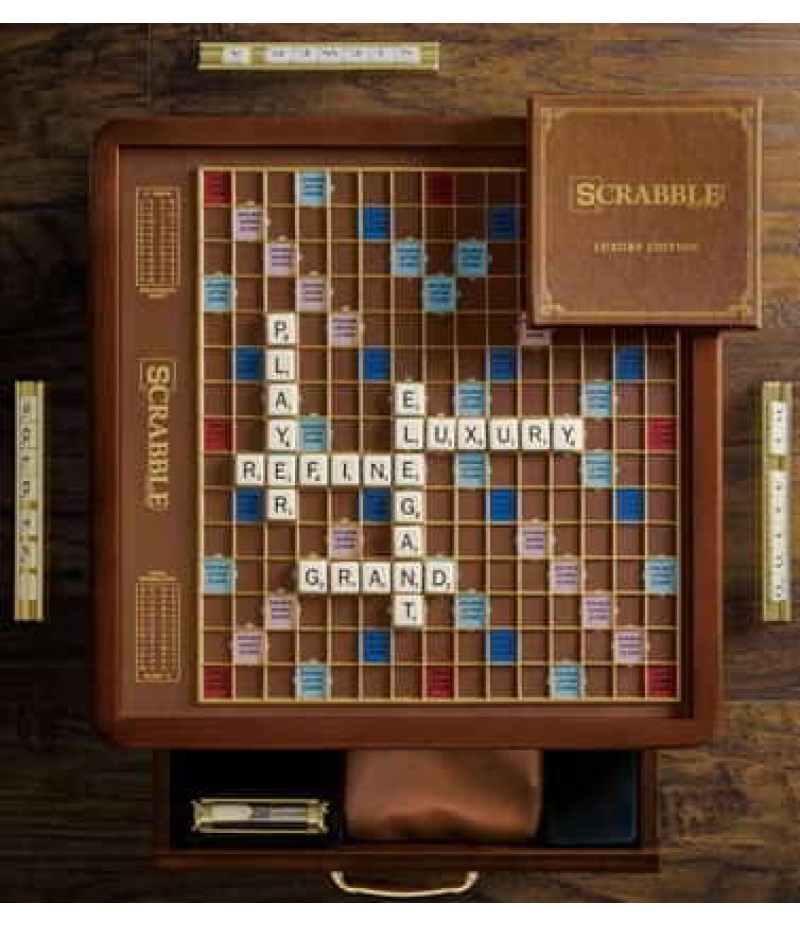 WS Games Company Scrabble Luxury Edition Board Game