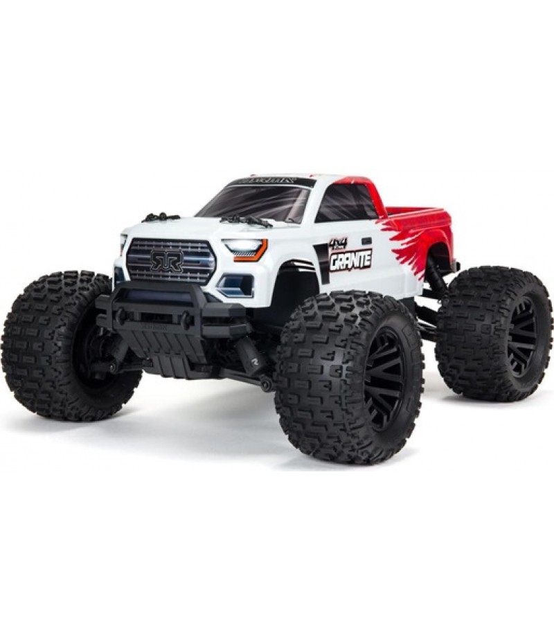 Arrma 1/10 GRANITE 4X4 V3 MEGA 550 Brushed Monster Truck RTR (Red)