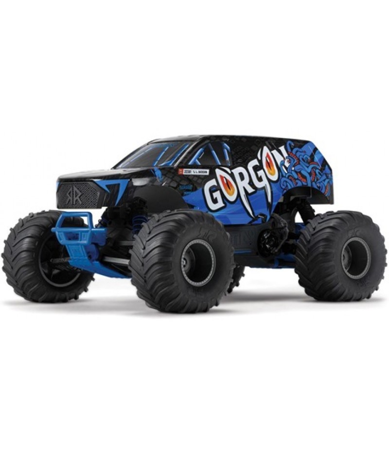 Arrma Gorgon 4X2 MEGA 550 Brushed 1/10 Monster Truck RTR (Blue) w/SLT2 2.4GHz Radio